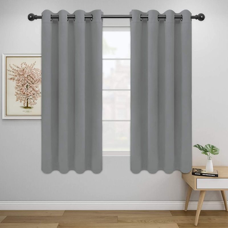 Photo 1 of [52x63"] Easy Going Curtain- Dark Grey