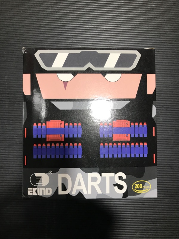 Photo 2 of 200 Pcs Suction Darts Refill Pack Foam Bullet Compatible for NERF N-Strike Series Blaster (Glow at Dark, White)