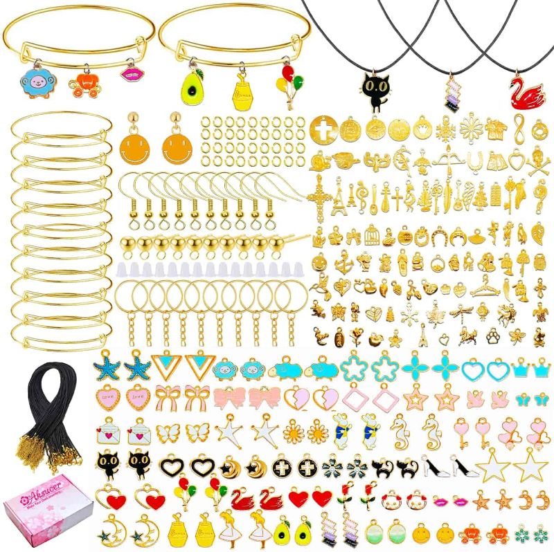 Photo 1 of 440Pcs Charm Bracelet Making Kit