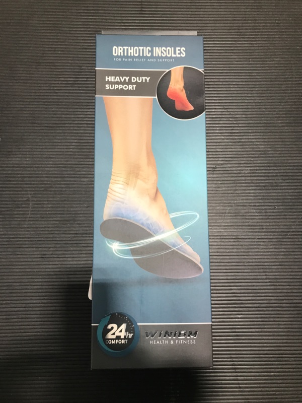 Photo 2 of [Mens 10/10.5- Womens- 12/12.5] Plantar Fasciitis Insoles,with Arch Support- All in One Pain Relief Orthotics Inserts-Relieve Flat Feet & High Arch, Foot Pain - All Day Comfor [Gray]