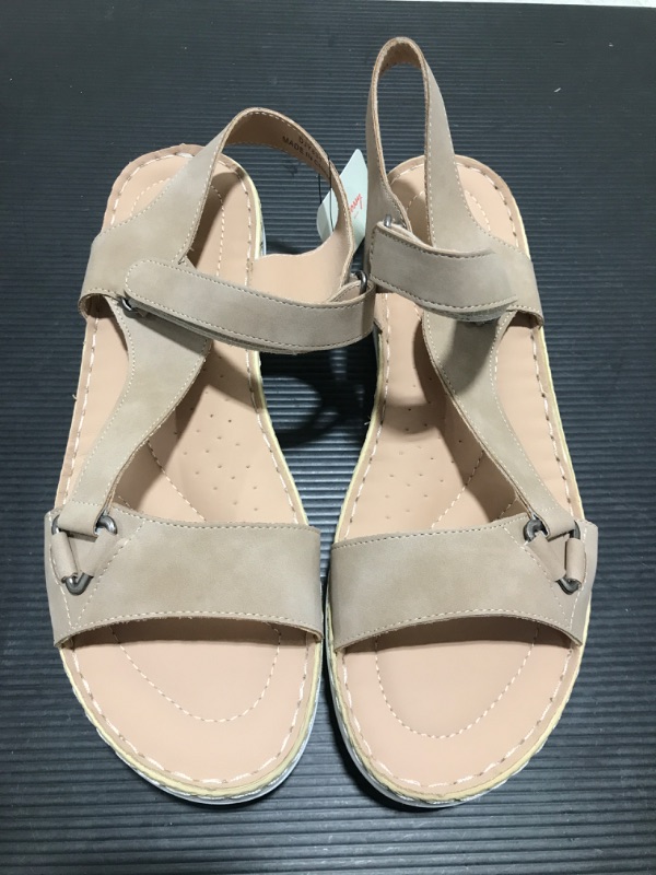 Photo 1 of [Size 10] Jeossy Ladies Sandals- Tan Leather