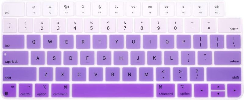 Photo 1 of WYGCH Ultra Thin Keyboard Cover Skin,Ombre Purple 