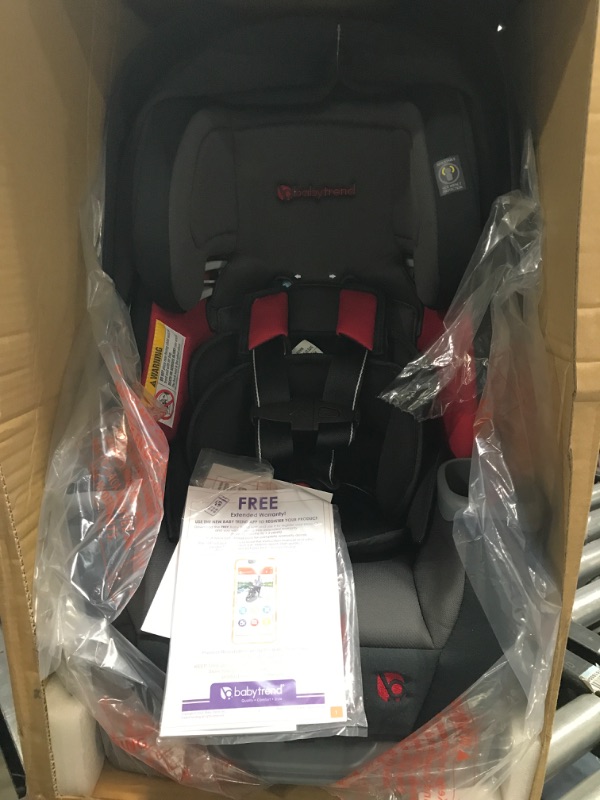 Photo 2 of Baby Trend Cover Me 4 in 1 Convertible Car Seat, (burgundy/gray/ black)