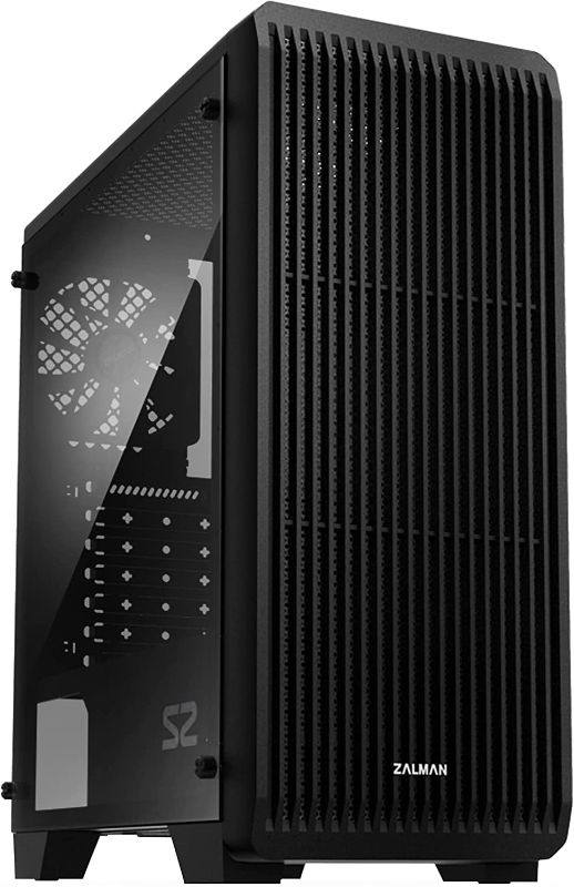 Photo 1 of Zalman S2 ATX Mid Tower Computer PC Case, Full Acrylic Clear Side Panel, 3X Pre-Installed 120mm Case Fans, Front Panel Mesh Design (Acrylic - 3 Fan)

