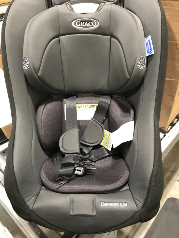 Photo 3 of Graco Contender Slim Convertible Car Seat in West Point Grey/black
