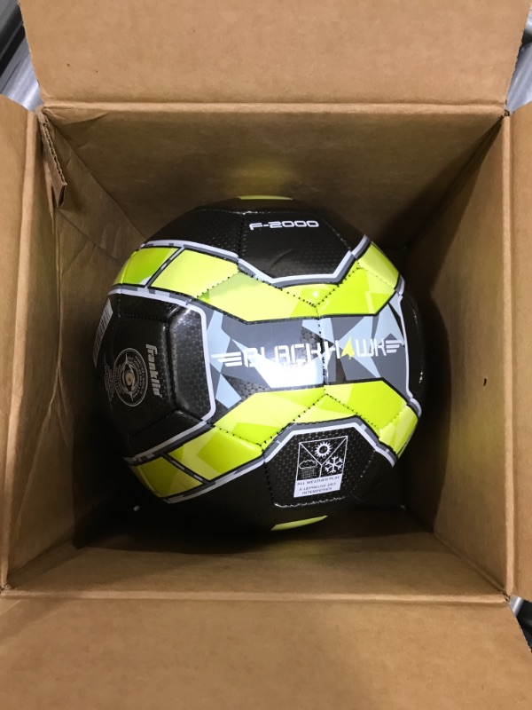 Photo 2 of Franklin Sports Blackhawk Soccer Ball