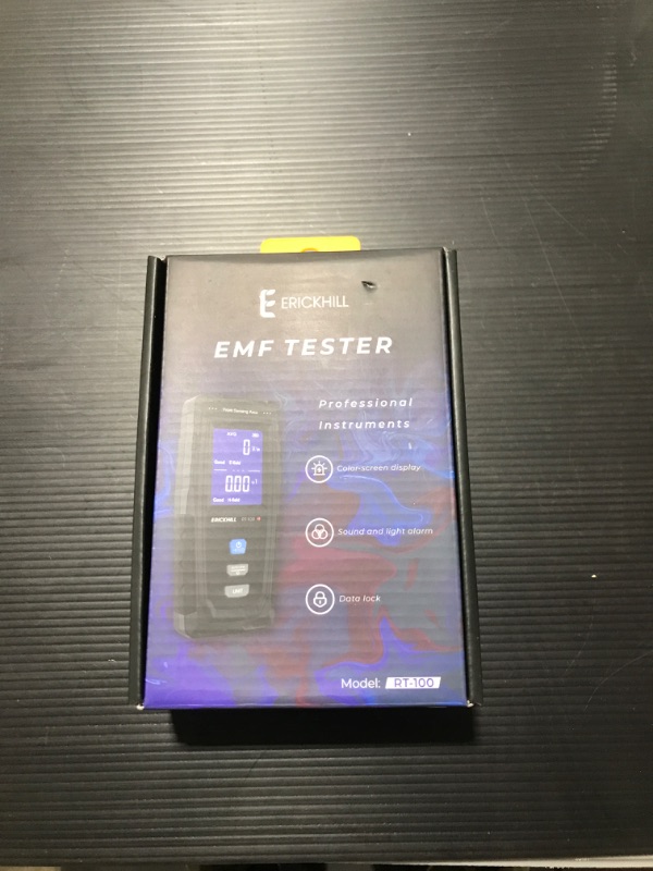 Photo 3 of ERICKHILL EMF Meter, Rechargeable Digital Electromagnetic Field Radiation Detector Hand-held Digital LCD EMF Detector, Great Tester for Home EMF Inspections, Office, Outdoor and Ghost Hunting