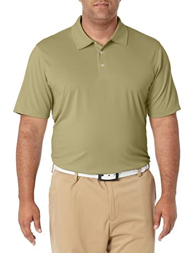 Photo 1 of Amazon Essentials Men's Regular-Fit Quick-Dry Golf Polo Shirt, Olive, Small