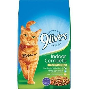 Photo 1 of 9Lives Indoor Complete Cat Food, 20-Pound Bag (1834646) EXPIRATION DATE: 02/17/23