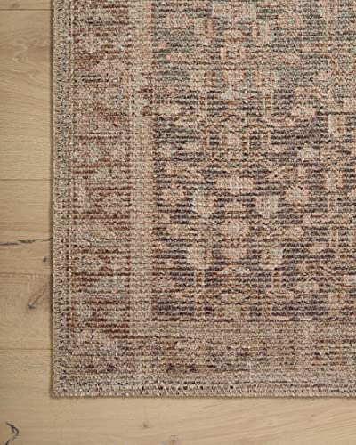 Photo 1 of Angela Rose X Loloi Aubrey Collection AUB-04 Sage / Bark, Traditional 2'-3" X 3'-9" Accent Rug