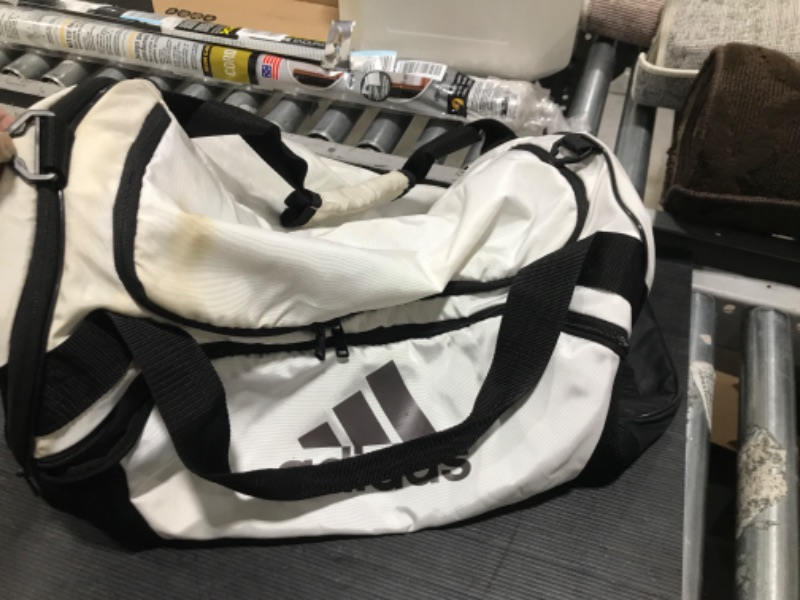 Photo 1 of Adidas White and Black Dufflebag