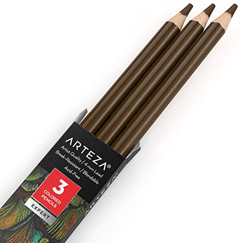 Photo 1 of Arteza Colored Pencils, Pack of 6, A301 Raw Sienna, Soft Wax-Based Cores, Ideal for Drawing, Sketching, Shading & Coloring
