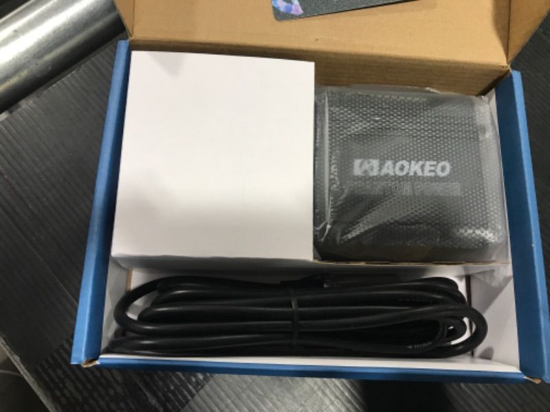 Photo 2 of Aokeo 1-Channel 48V Phantom Power Supply with Adapter, Bonus+XLR 3 Pin Microphone Cable for Any Condenser Microphone Music Recording Equipment
