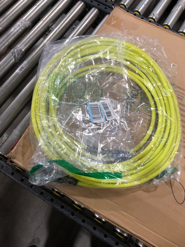 Photo 1 of Flexzilla Pressure Washer Hose with M22 Fittings, 1/4 in. x 50 ft., ZillaGreen - HFZPW3450M-E
