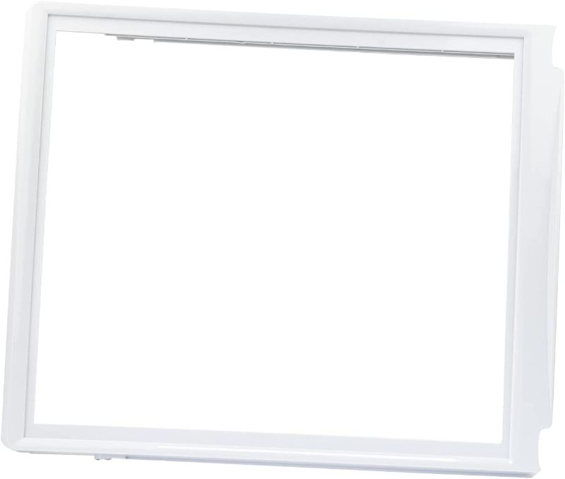 Photo 1 of 240599301 Crisper Pan Cover Compatible with Frigidaire Refrigerator Shelf Frame Without Glass Refrigerator, Delicatessen Drawer Cover 19-5/8" x 16-3/8"
