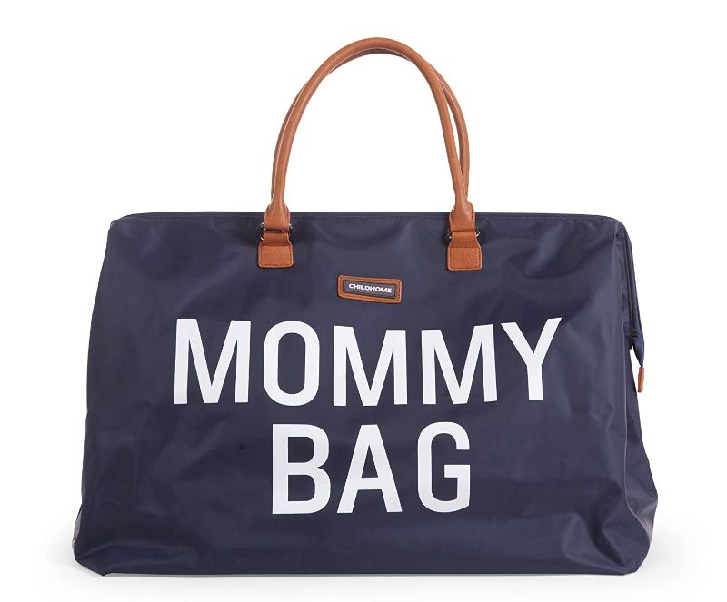 Photo 1 of Childhome The Original Mommy Bag, Large Baby Diaper Bag, Mommy Hospital Bag, Large Tote Bag, Mommy Travel Bag, Baby Bag Tote, Pregnancy Must Haves, (Navy)
