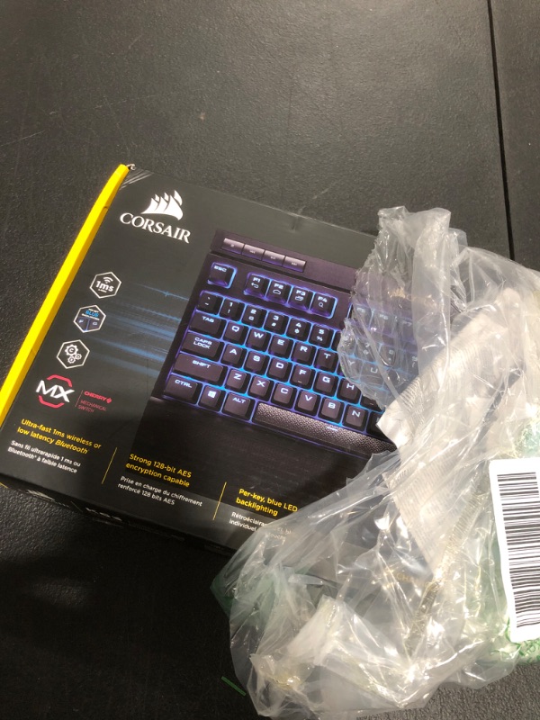 Photo 1 of Corsair K63 Wireless Mechanical Gaming Keyboard, Backlit Blue LED, Cherry MX Red - Quiet & Linear & Dark Core RGB Pro SE, Wireless FPS/MOBA Gaming