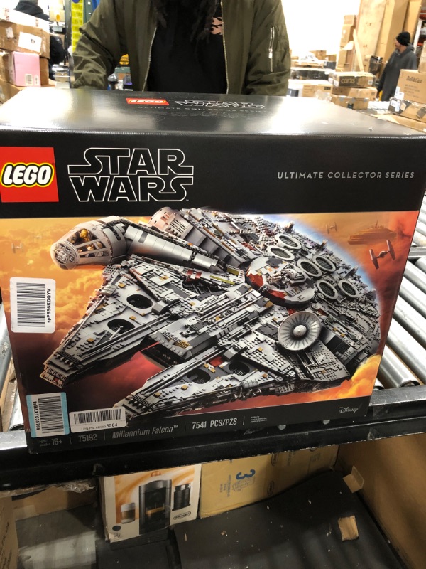 Photo 2 of LEGO Star Wars Ultimate Millennium Falcon 75192 Expert Building Kit and Starship Model, Best Gift and Movie Collectible for Adults (7541 Pieces)