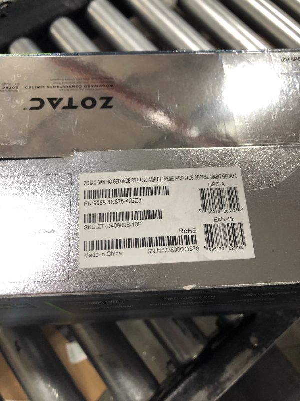Photo 3 of ZOTAC Gaming GeForce RTX 4090 AMP Extreme AIRO 24GB GDDR6X 384-bit 21 Gbps PCIE 4.0 Graphics Card, IceStorm 3.0 Advanced Cooling, Spectra 2.0 RGB Lighting, ZT-D40900B-10P