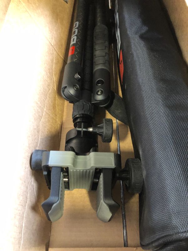 Photo 5 of BOG DeathGrip Sherpa Carbon Fiber Tripod with Heavy Duty Construction, 360 Degree Ball Head, Quick-Release Arca-Swiss Mount System, and Optics Plate for Hunting, Shooting, Glassing, and Outdoors