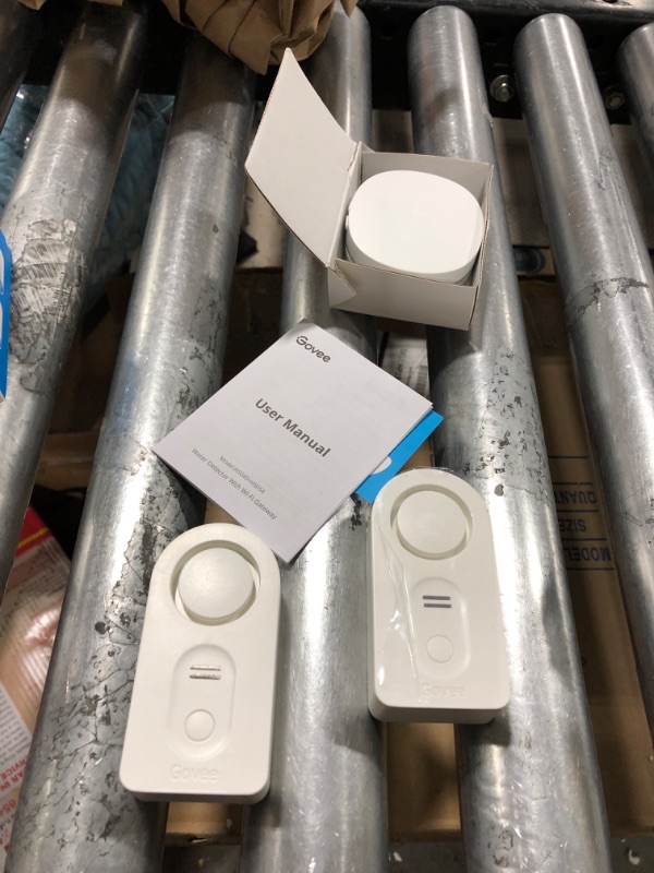 Photo 1 of Govee WiFi Water Sensor 2 Pack, 100dB Adjustable Alarm and App Notifications, Leak and Drip Alerts by Email, Detector for Home, Bedrooms, Basement, Kitchen, Bathroom, Laundry(Not Support 5G WiFi)
