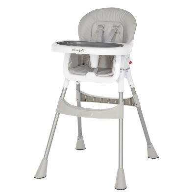 Photo 1 of Dream on Me Portable 2-in-1 Table Talk High Chair, Gray (1277159)
