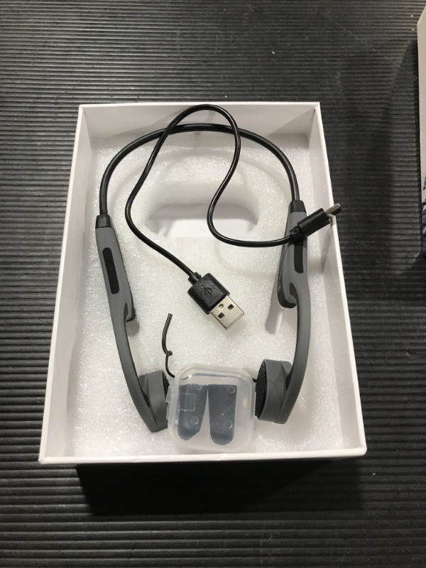 Photo 2 of Open Ear Headphones, Tokani Bluetooth Air Conduction Headphones with Mic and Volume Control Support IP67 Waterproof, 10-Hour Battery Life,30ft Connection for Cycling, Sports Driving,Wireless Headset