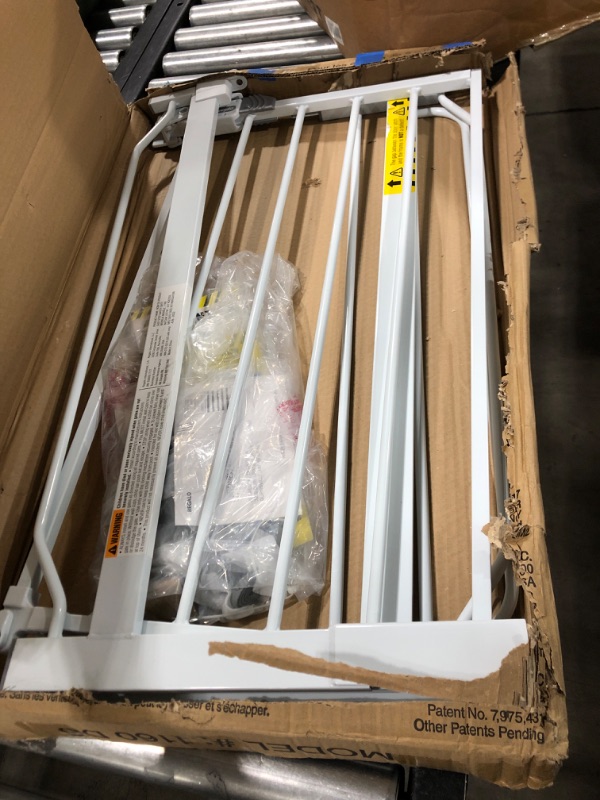 Photo 1 of Regalo Easy Step 38.5-Inch Wide Walk Thru Baby Gate, Includes 6-Inch Extension Kit, 4 Pack Pressure Mount Kit, 4 Pack Wall Cups and Mounting Kit 38.5" Wide