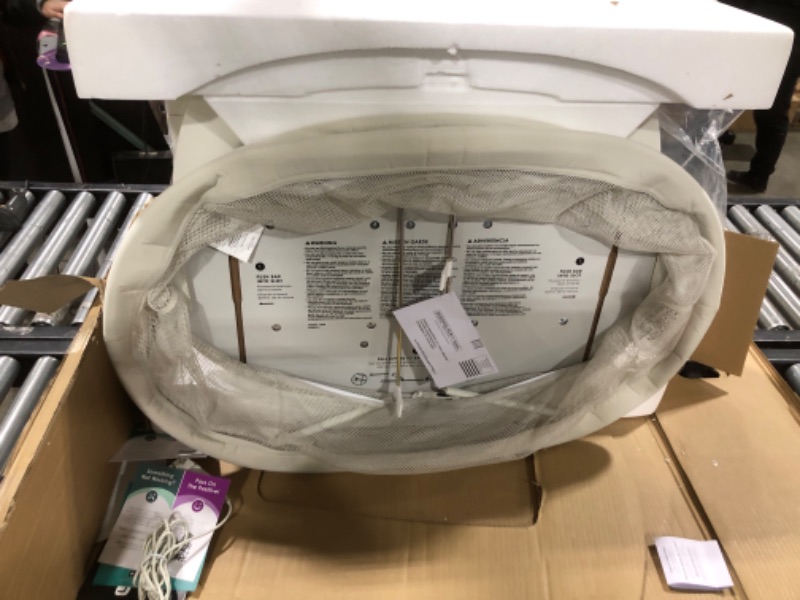 Photo 1 of 4moms MamaRoo Sleep Bassinet, Baby Bedside Bassinet, Supports Baby’s Sleep with Adjustable Features – 5 Motions, 5 Speeds, 4 Soothing Sounds and 2 Heights