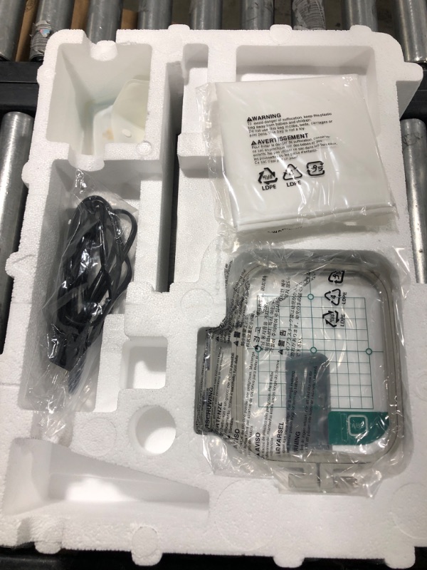 Photo 1 of Brother PE550D Embroidery Machine, 125 Built-in Designs Including 45 Disney Designs, 4" x 4" Hoop Area, Large 3.2" LCD Touchscreen, USB Port, 9 Font Styles