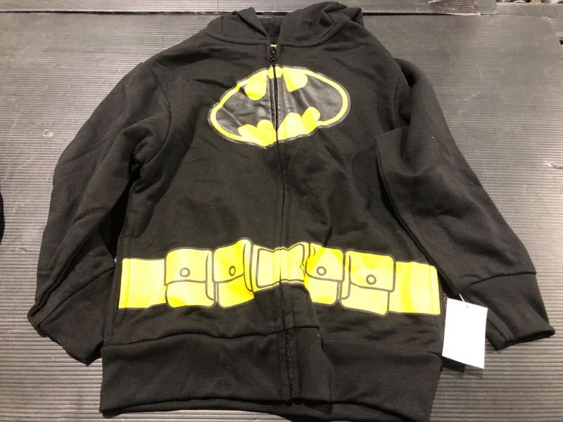 Photo 2 of Boys' Batman Zip-up Hoodie - Black SMALL
