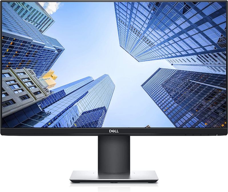 Photo 1 of Dell P2419H 24 Inch LED-Backlit, Anti-Glare, 3H Hard Coating IPS Monitor - (8 ms Response, FHD 1920 x 1080 at 60Hz, 1000:1 Contrast, with ComfortView DisplayPort, VGA, HDMI and USB), Black