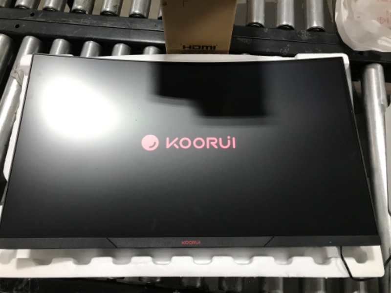 Photo 4 of KOORUI 27 Inch Computer Monitor, QHD 2560P Gaming Monitor 144Hz(1ms, 1800R Curved VA Panel, DP1.2+HDMI*2, Build-in FreeSync, Compatible G-sync, Narrow Bezel with Ultra-Thin), Tilt Adjustable,Eye Care