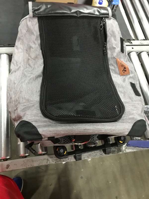 Photo 3 of 3 way foldable pet carrier with wheels
