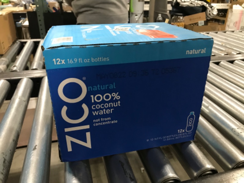 Photo 3 of ZICO Coconut Water, Natural, 16.9 Fl Oz, 12 Count
Best By May/08/22

