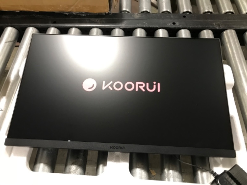 Photo 2 of KOORUI 22 Inch Computer Monitor, FHD 1080P Desktop Display, 75HZ Ultra Thin Bezel/Eye Care/Ergonomic Tilt, HDMI VGA Ports LED Monitor for PC, VESA Mounting

