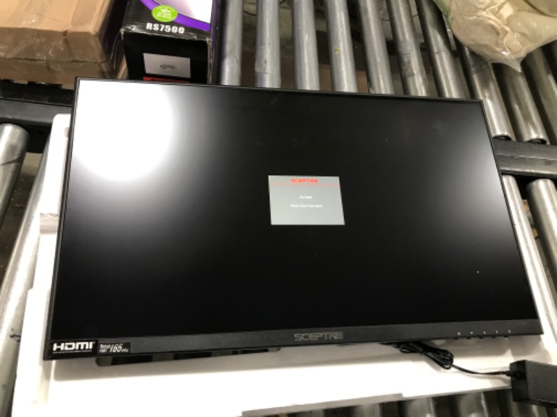 Photo 1 of Sceptre IPS 27 QHD 2560 X 1440p LED Monitor DisplayPort HDMI up to 165Hz AMD FreeSync Premium 99% SRGB Build-in Speakers Machine Black 2021 (E275B-Q
