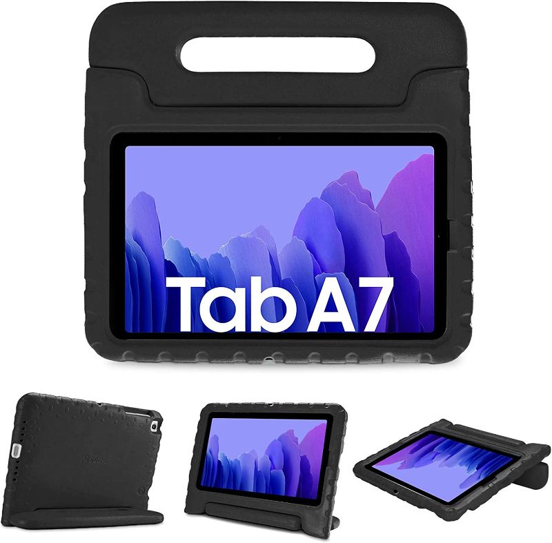 Photo 1 of ProCase Samsung Galaxy Tab A7 10.4 2020 Kids Case (T500 T503 T505 T507), Shock Proof Convertible Handle Stand Cover Lightweight Kids Friendly Protective Case for 10.4 inch Galaxy Tab A7 -Black https://a.co/d/8G0jm6d