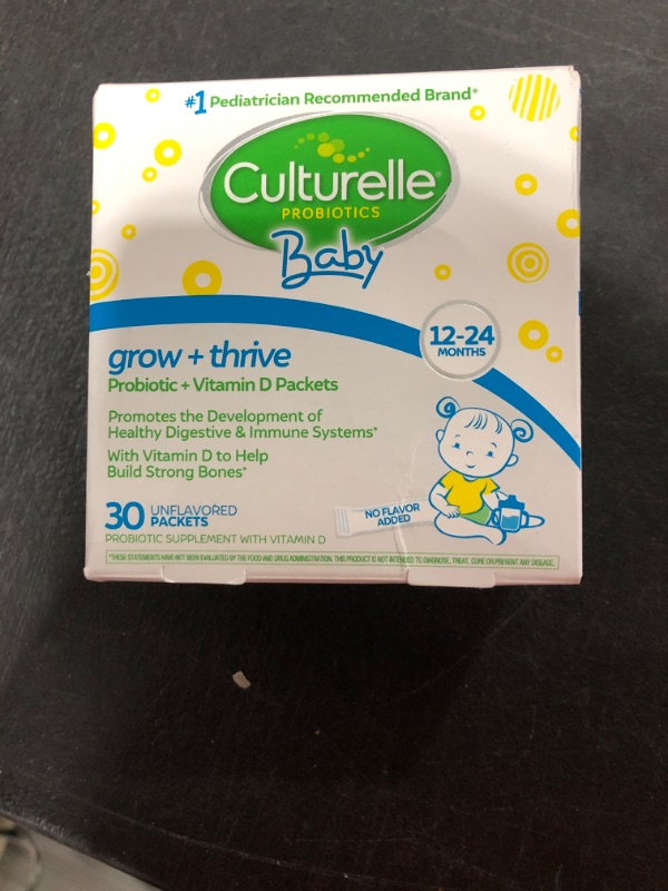 Photo 2 of Culturelle Baby Healthy Development Probiotic, Vitamin D, HMO & DHA Packets, Helps Promote a Healthy Immune System & Digestive System* in Babies & Kids Ages 1+, Gluten Free & Non-GMO, 30 Count Healthy Development Probiotic Packets