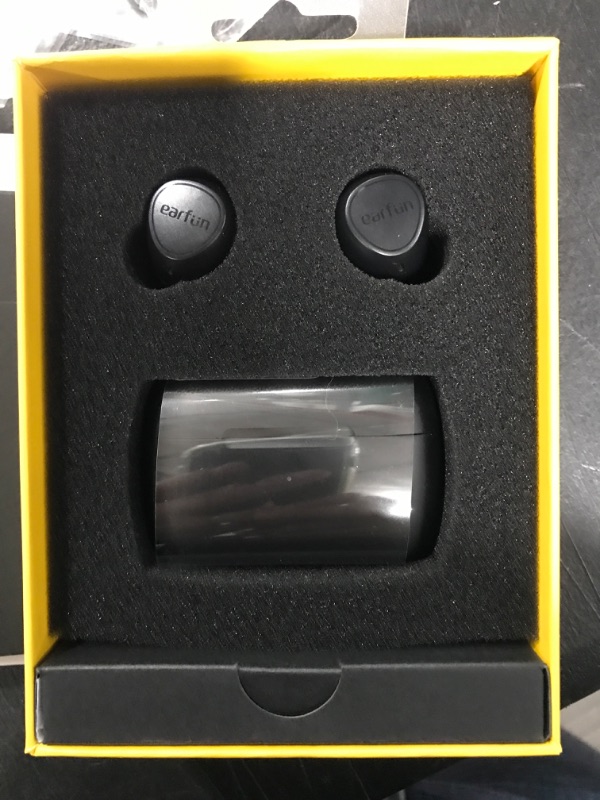 Photo 1 of EarFun® Free 2S Wireless Earbuds, [Upgraded Version] Qualcomm® CVC™ 8.0 ENC, Bluetooth 5.2 Wireless Earbuds, Sweatshield™ IPX7 Waterproof Bluetooth Headphone, aptX™ Deep Bass, EarFun APP, Game Mode Black A Upgraded