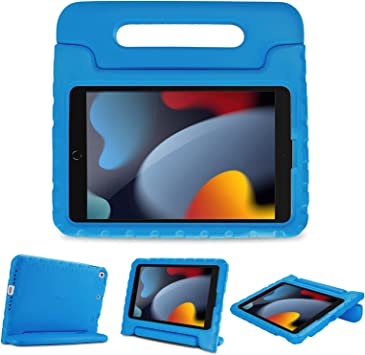 Photo 1 of ProCase Kids Case for iPad 10.2 9th Gen 2021 / 8th Gen 2020 / 7th Gen 2019 / iPad Air 10.5" 2019 / iPad Pro 10.5, Shockproof Convertible Handle Stand Cover Light Weight Kids Friendly Case -Blue