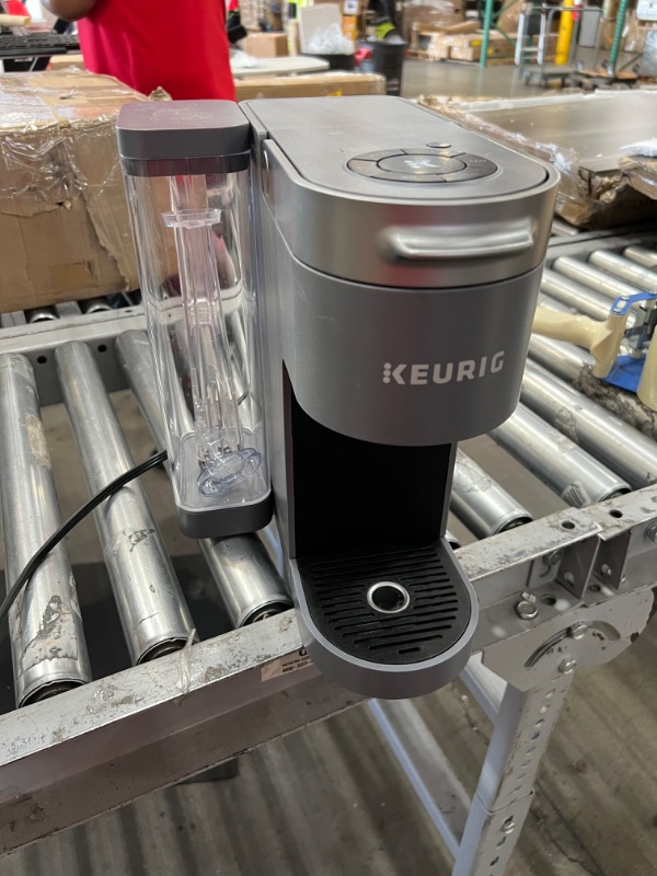 Photo 2 of **NOT FUNCTIONAL PARTS ONLY!! Keurig K-Supreme Coffee Maker, Single Serve K-Cup Pod Coffee Brewer, With MultiStream Technology, 66 Oz Dual-Position Reservoir, and Customizable Settings, Gray
