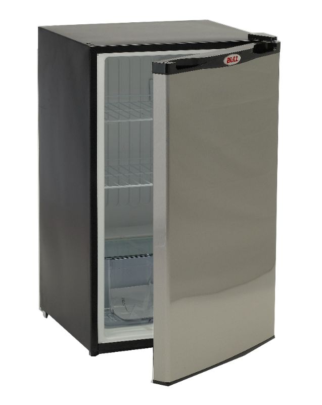 Photo 1 of Bull 20" 4.5 Cu. Ft. Compact Refrigerator with Recessed Handle - Stainless Steel - 11001
