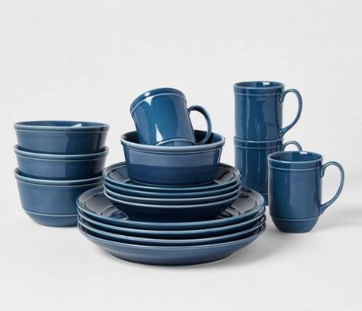 Photo 1 of 16pc Porcelain Courtland Dinnerware Set - Threshold™

