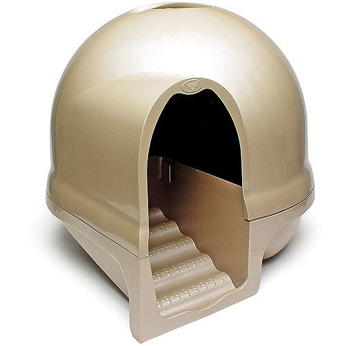 Photo 1 of *INCOMPLETE* Parts Only - Petmate Booda Dome Titanium Cleanstep Litter Box