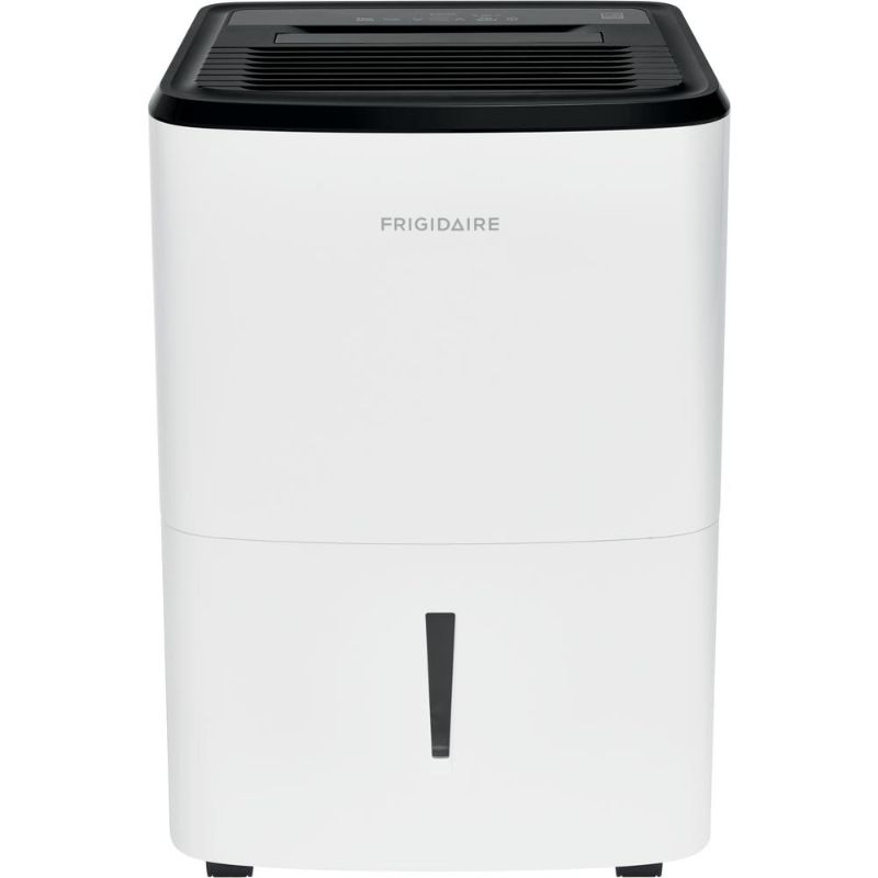 Photo 1 of Frigidaire Energy Star 50-Pint Dehumidifier with Built-in Pump in White
