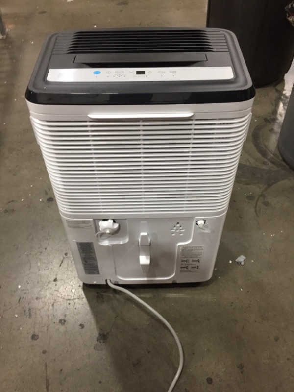 Photo 6 of Frigidaire Energy Star 50-Pint Dehumidifier with Built-in Pump in White
