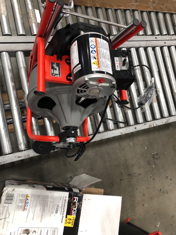 Photo 4 of RIDGID 52363 K400 Drain Cleaner Machine w/ 3/8" x 75ft Cable