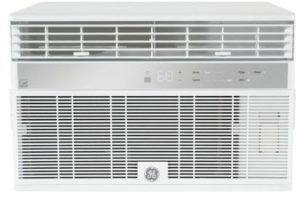 Photo 1 of ***damaged***
GE AHY08LZ Smart Window Air Conditioner with 8000 BTU Cooling Capacity Wifi Connect 3 Fan Speeds 115 Volts 11.4 CEER and Fixed Chassis in White
