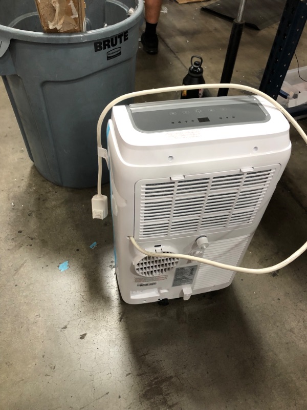 Photo 8 of BLACK+DECKER 5 000 BTU DOE (8 000 BTU ASHRAE) Portable Air Conditioner with Remote Control White
